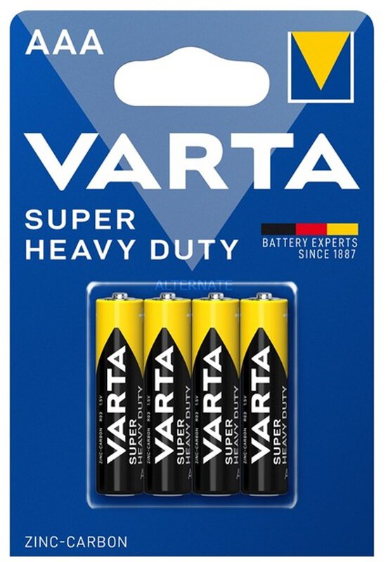 VARTA Piles AAA x 4 pcs – Image 1